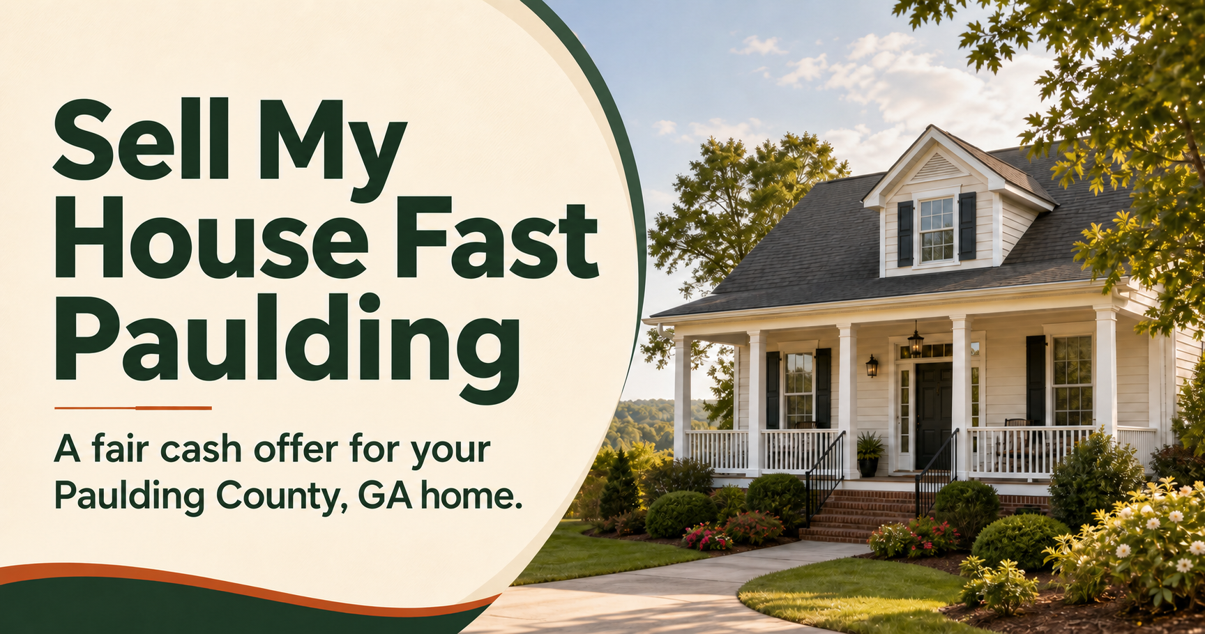 A welcoming house representing homes in Paulding County, Georgia